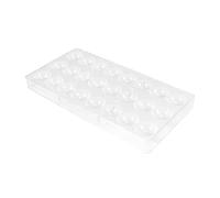 Pesfehhy 24 Holes Semi Sphere Chocolate Mould Polycarbonate Chocolate Bar Mold Half Ball Candy Maker Mold Bakeware