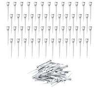 Pesfehhy 250Pcs 2Inches E5 Horseshoe Nails Stained Glass Supplies Glass Stop Blocks Horseshoe Nails for Secure Glass Crafts