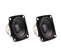 Pesfehhy 2Pcs 52mm Full Range Speakers 4 Ohm 10W Flat Arc Double Magnetic Bluetooth Speaker