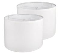 Pesfehhy 2Pcs Drum Lampshade, for Table Lamp Floor Lamp, Easy Assembly Replacement Lampshades