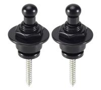 Pesfehhy 2pcs Guitar Strap Lock Pin Peg Buttons Skidproof Straplock Guitar Parts Hot