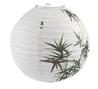 Pesfehhy 30cm Lampshade Paper Lantern Oriental Style Light Decoration Chinese, Bamboo