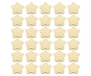 Pesfehhy 30Pcs Star Shaped Paper Plates Gold Disposable Party Plate Pentagram Dinnerware Plate for Tableware Supplies, Gold