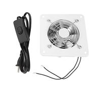 Pesfehhy 4 Inch Inline Duct Fan Air Ventilator Metal Pipe Ventilation Exhaust Fan Extractor Bathroom Fan Duct Fan Accessories