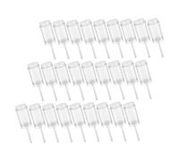 Pesfehhy 40Pcs Food Pusher Round Shaped Push-Pops Cake Cup with Lid Cake Push Pops Containers Cakepop Round Plastic Container