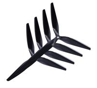 Pesfehhy 4PCS Prop 10X5X3 10inch 3 Blade Black Carbon Reinforced Nylon Propeller for RC FPV Drone Accessories