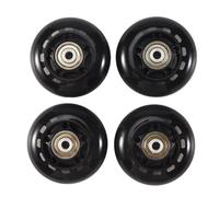 Pesfehhy 4Pcs Roller Skates Rubber Wheels Anti-Skid Mute Wear- Roller Skates Roller Skate Accessories