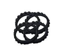 Pesfehhy 4Pcs Tires for Robot Vacuum Cleaner Wheels Series 500 600 700 800 I7 S9 Wheel Replacement Parts