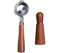 Pesfehhy 54mm Bottomless Portafilter Paired with Wdt Tool - Enhance Espresso Brewing Replacement Filter Basket Coffee Parts