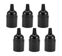 Pesfehhy 6-Pack Bakelite Lamp Holder E26/ E27 Light Socket Vintage Bulb Socket ES Screw Lampholder for Ceiling/Pendent/Floor