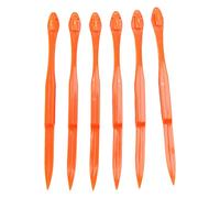 Pesfehhy 6PCS Easy Orange Citrus Peeler in Bright Orange Color Kitchen Tool
