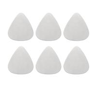Pesfehhy 6x Stainless Steel Guitar Picks - Silver