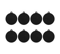 Pesfehhy 8Pcs Household Silicone Induction Cooker Protector Mat Round Cooktop Protector Mat Heat Insulated Pad 22cm Hot Pot Mat