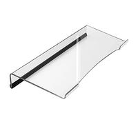 Pesfehhy Acrylic Keyboard Holder,Acrylic Tilted Computer Keyboard Holder Clear Keyboard Stand for Ergonomic Typing Office Desk B
