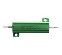 Pesfehhy Aluminum Case 50W 25 Ohm Chassis Mounted Wirewound Resistor Green