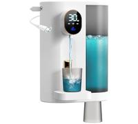 Pesfehhy Automatic Mouthwash Dispenser for Bathroom with 2 Cups 4 Levels and LED Screen Electric Smart Mouthwash Dispenser