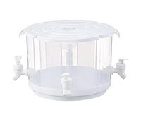 Pesfehhy Beverage Dispenser Plastic Dispenser Parts with Spigot 360° Removable with Dust-Proof Lid & Big Capacity