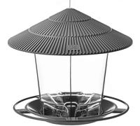 Pesfehhy Bird Feeders Outdoors Hanging Squirrel Proof Easy Clean and Fill Adjustable Feeder Multiple Hole Dispenser Holder Food A