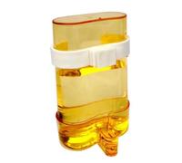 Pesfehhy Canary Storage Container Cockatiel Parakeet Bird Waterer Bird Water Feeder Feeding Hanging Yellow 1 PCS