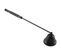 Pesfehhy Candle Wick Snuffer Stainless Steel Candle Flame Trimmer Bell Shaped Oil Lamp Scissor Cutter Wax Candle Extinguisher black