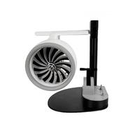 Pesfehhy Desktop Jet Fan Turbofan USB Fan Turbofan Engine Shape 3D Printing Turbofan Engine Model Toy