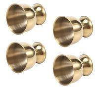 Pesfehhy Egg Cups Set Stainless Steel Eggs Hard Boiled Eggs and Soft Tray Tool Holders Kitchen, Gold