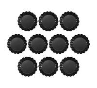 Pesfehhy Egg Tart Molds, 3Inch Mini Tart Pans Removable Bottom, Cupcake Cake Muffin Mold Tin Pan Baking Tool (10 Pcs)