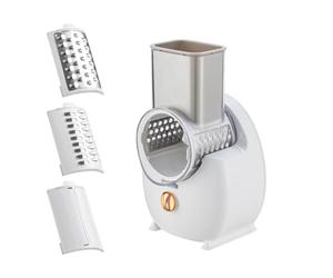 Pesfehhy Electric Cheese Grater Detachable Electric Salad Maker for Home Kitchen Vegetable Slicer for Potato Cheeses and Nuts