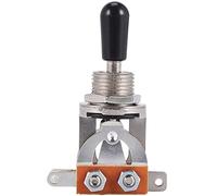 Pesfehhy Electric Guitar Toggle Switch 3 Way In Black (Rhythm Treble) Pickup