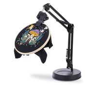 Pesfehhy Embroidery Hoop Stand, Adjustable Embroidery Hoop Stand, Foldable Metal Embroidery Stand, 360 Degree Rotation