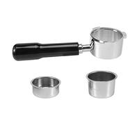 Pesfehhy Espresso Portafilter 51mm for EC685 EC680 Coffee Bottomless Portafilter with 51mm 2 Styles Coffee Powder Bowl