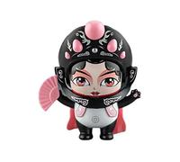 Pesfehhy Face-Changing Doll Sichuan Opera Face-Changing Doll Traditional Cultural Ornaments Office Desktop Decoration Pink
