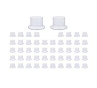 Pesfehhy Faucet Leak-Proof Sealing Gasket, 50 PCS Faucet Silicone Gasket Sealing Ring Rubber Cover, Faucet Washer Sealing Rings