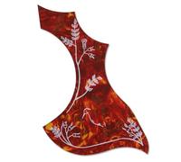 Pesfehhy Flower, Bird Butterfly Guitar Pickguard Decorative Self-Viscous Sticker String Guitar Guard Protection Patch
