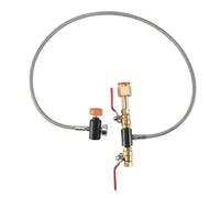 Pesfehhy G1/2 CO2 Cylinder Refill Adapter Hose, CO2 Refill Station Connector Kit for Filling Soda Maker for Tank