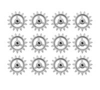 Pesfehhy Gear Heat Accessories Barbecue Frame Gear DIY Parts Automatic Revolving Mini Hardware Wheel Aluminum