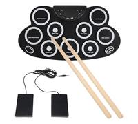 Pesfehhy Hand Roll Drum Portable Electronic Drum for Outdoor Electronic Drum Percussion Instrument Music Equipment Accessories