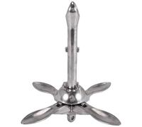 Pesfehhy Inflatable Boat 316 Stainless Steel Iron Metal Anchor for Boat Kayak Dinghy Raft Fishing Boat Kayak 0.7Kg