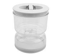 Pesfehhy Jar Dry and Wet Dispenser and Olives Hourglass Jar Container for Home Kitchen Separator Organizer