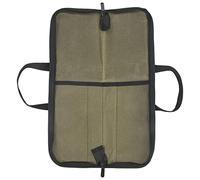 Pesfehhy Knife Bag(4 Slots), Chef Knife Case Waxed Canvas Roll Storage Knife Carrying Pouch for Men&Women Green