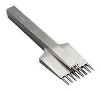 Pesfehhy Leather Chisel French Style Pricking Iron Die-Steel Leather Punching Tool Polish-3.85Mm
