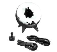 Pesfehhy Magnetic Fluid Pickup Music Rhythm Light - Visualized Desktop Ornament,Home Decoration Speaker Sound Partner Light Black