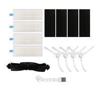 Pesfehhy Main Brush, Roller Brush Side Brush HEPA Filter for 360 S6 Robot Dust Sucker Replacement Parts & Accessories