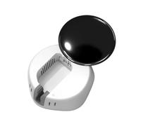 Pesfehhy Mini Portable Toothbrush Sterilizer Rechargeable Travel UVC Toothbrush Sterilizer Box White Easy Install