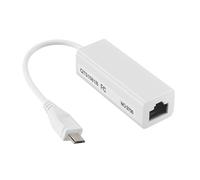 Pesfehhy mini USB 5 Pin 10/100 Mbps RJ45 LAN Ethernet Adapter for Tablet PC