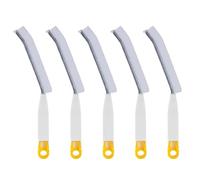 Pesfehhy Multifunctional Long Crevice Brush,Hard Bristle Cleaning Brush, Bathroom, Floor Crack, Toilet No Dead Corner Brush White