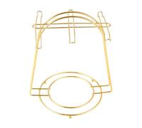 Pesfehhy Nordic Home Kitchen Tabletop Coffee Mug Holder 6 Cups Stand Gold Metal Cups Holders Rack Drain Organizer Rack