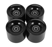 Pesfehhy Pack of 4 60mm Skateboard Wheels + ABEC-9 Bearing Steel and Spacers Cruiser Wheels