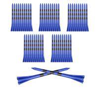 Pesfehhy Plastic Golf Tees Pack of 50 Reduces Friction & 5 Prongs Plastic Golf Tees 3-1/4 Inch Golf Accessories