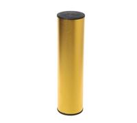 Pesfehhy Professional Stainless Steel Cylinder Sand Shaker Rhythm Musical Instruments Percussion for Band Accompaniment,Golden